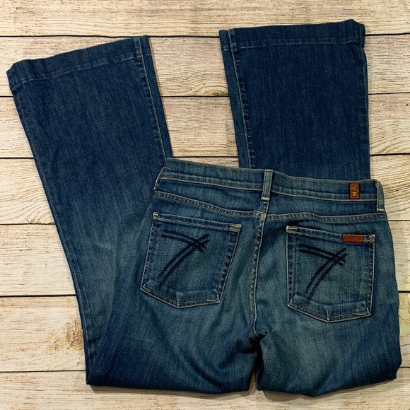 7 For All Mankind Denim - Dojo Jeans 7 For All Mankind 28 Wide Leg